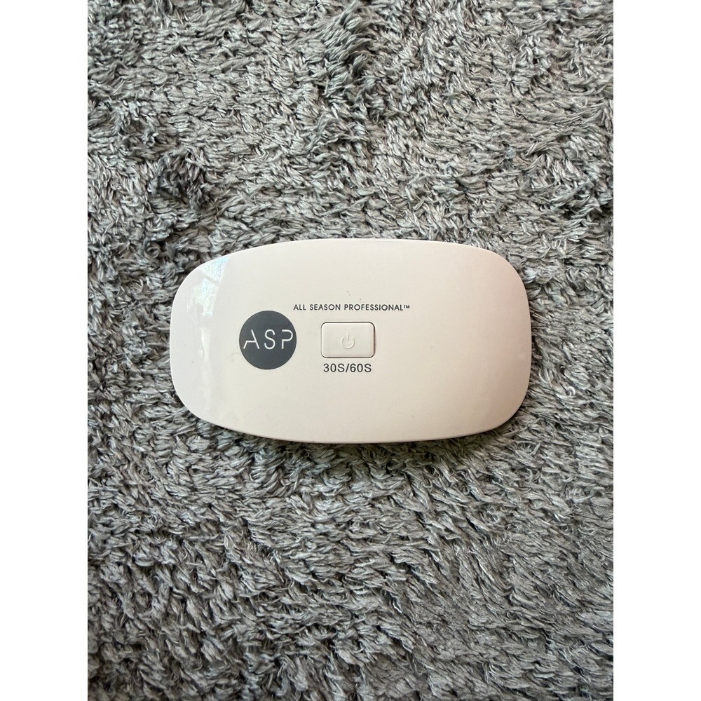 ASP Unisex A11 LED Nail Lamp OS White Portable 30S 60S Timer